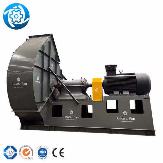 Personalizzazione gratuita Ventilatore di aspirazione centrifuga Ventilatore di scarico della caldaia ID Ventilatore Ventilatore a tiraggio indotto Ventilatori industriali Estrattore